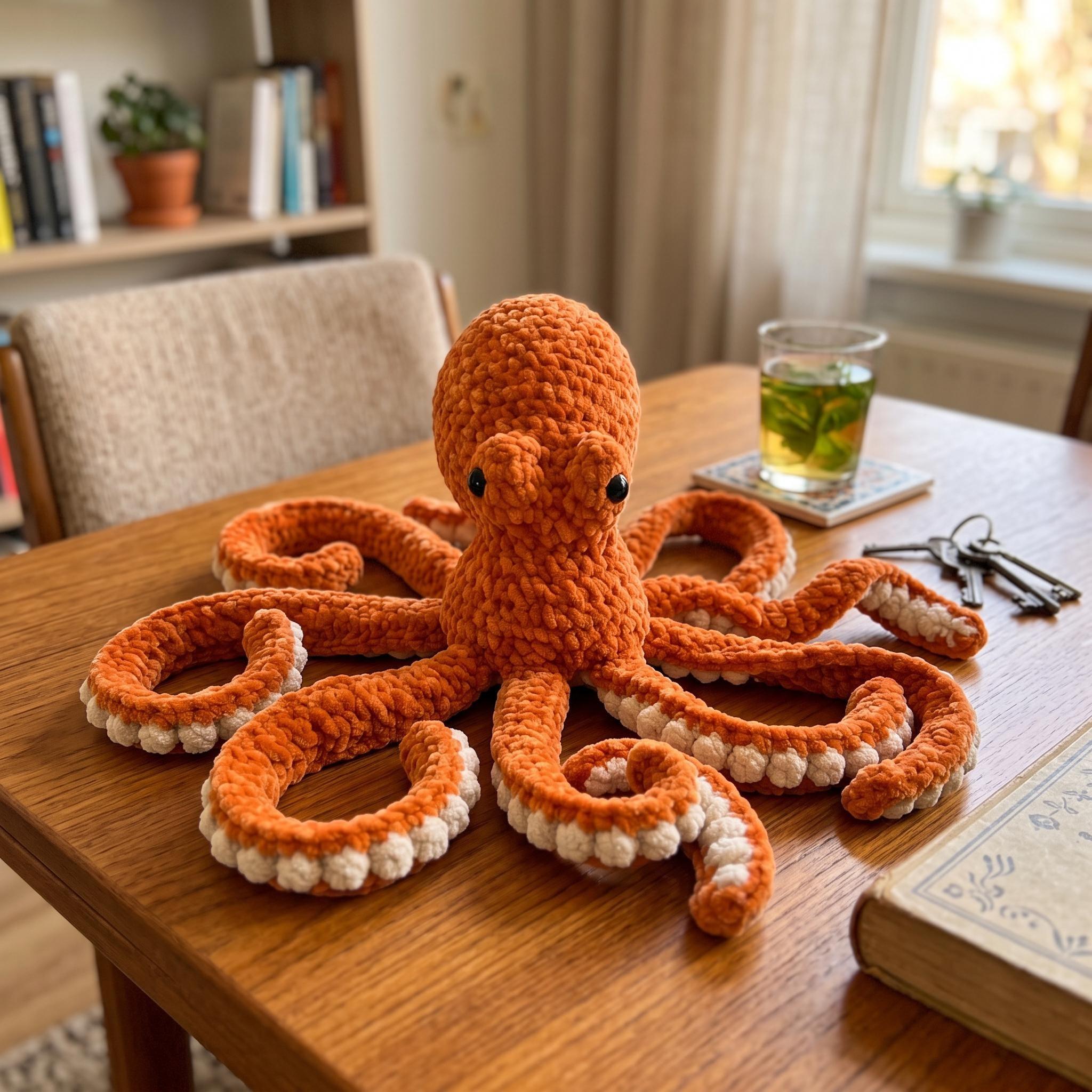 Anchor the Octopus amigurumi, a beginner-friendly crochet pattern