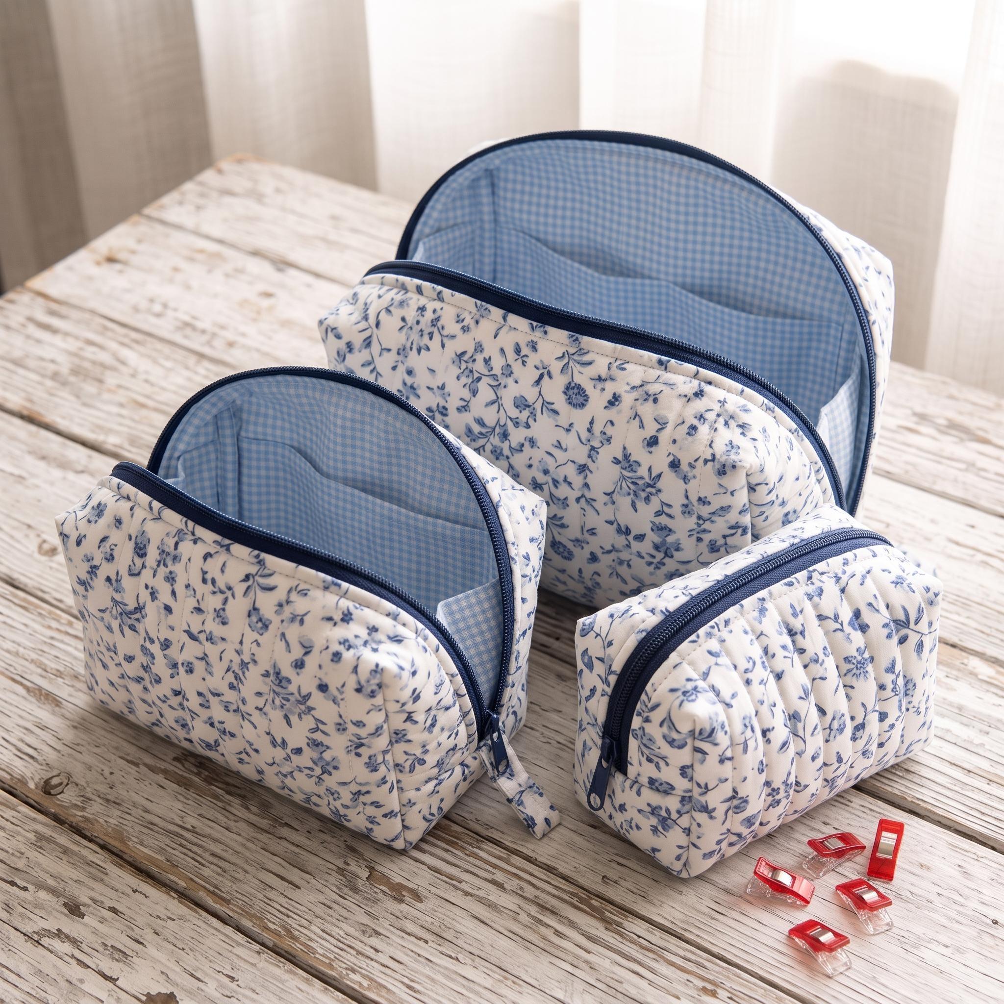 Clamshell Cosmetic Pouch