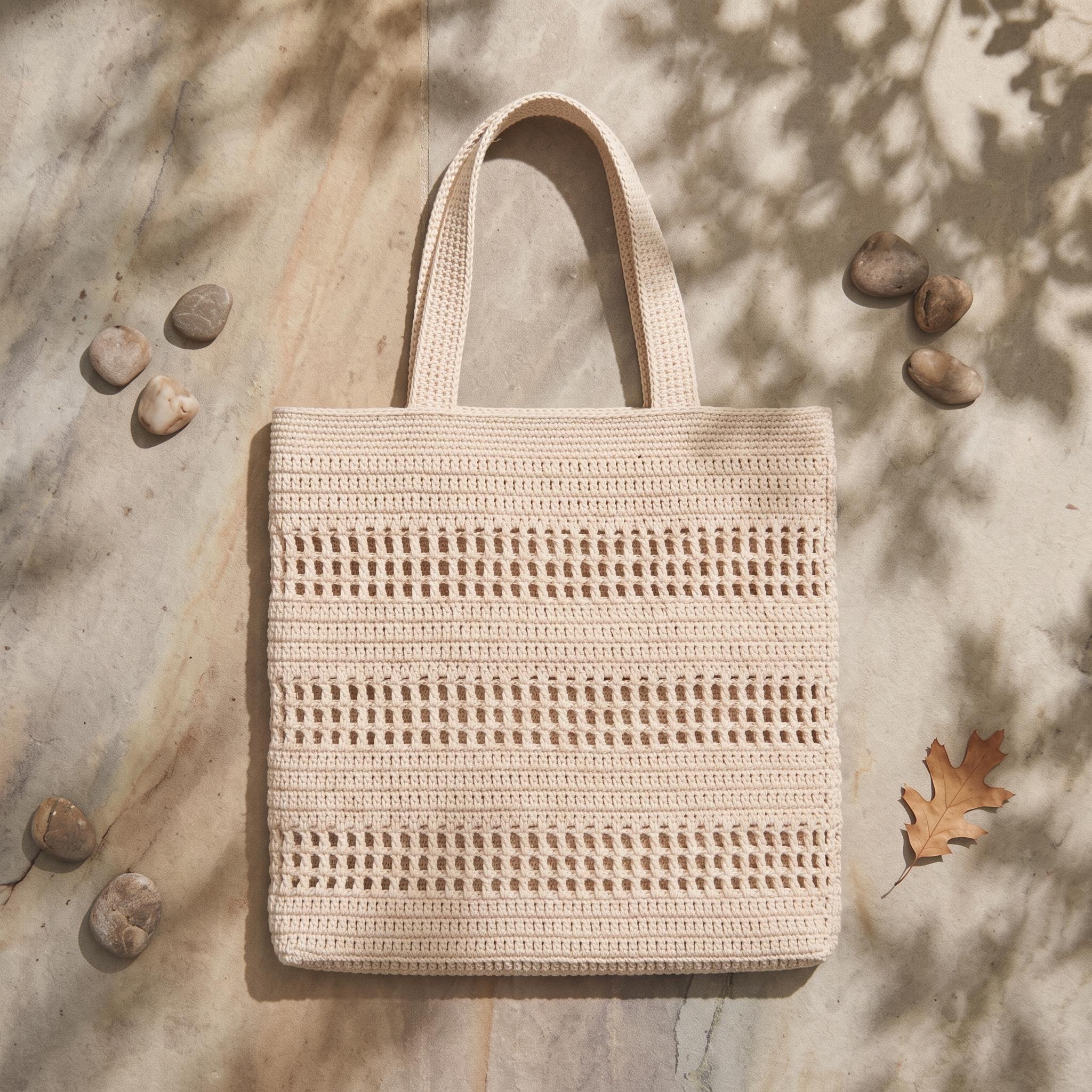 Crochet Mesh Market Tote